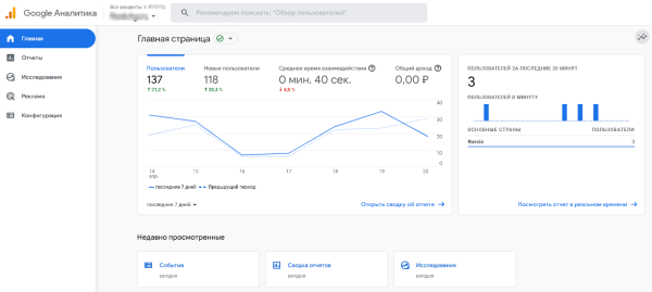 Переход с Universal Analytics на Google Analytics 4