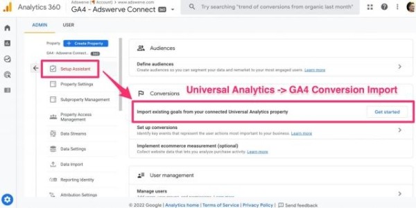 Google реализовал импорт целей из Universal Analytics в Google Analytics 4
         
            Google реализовал импорт целей из Universal Analytics в Google Analytics 4