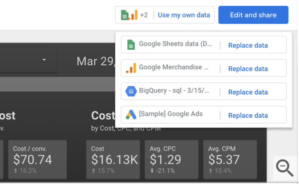 
            Google Data Studio меняет процесс добавления в шаблоны собственных данных
        