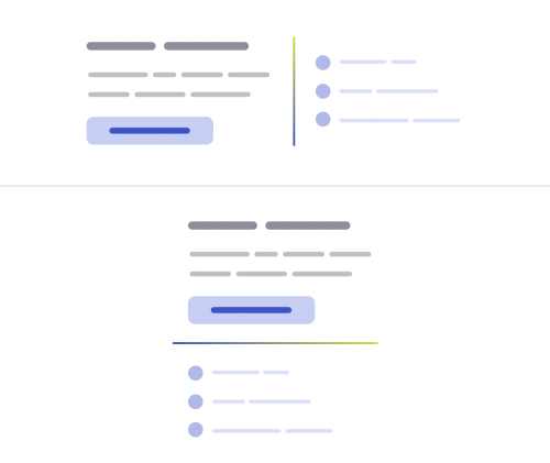 Динамический разделитель строк через Flexbox