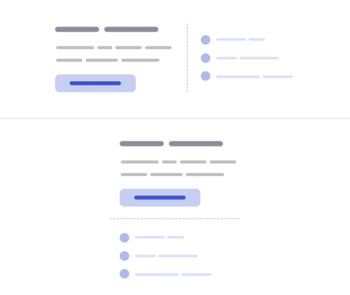 Динамический разделитель строк через Flexbox