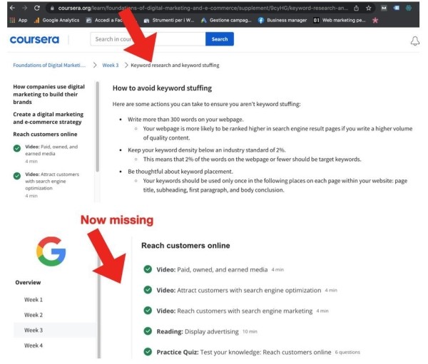 В обучающем курсе Google были замечены рекомендации по объему текста и плотности ключевых слов
         
            В обучающем курсе Google были замечены рекомендации по объему текста и плотности ключевых слов