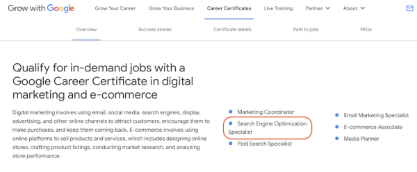 
            Google вводит сертификацию для SEO-специалистов
        