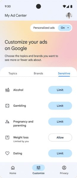 Google позволит пользователям контролировать рекламу, которую они видят, и ставить лайки объявлениям Google позволит пользователям контролировать рекламу, которую они видят, и ставить лайки объявлениям