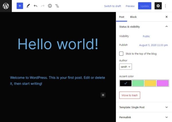 Wei: бесплатная тема для WordPress в духе минимализма от Рича Табора