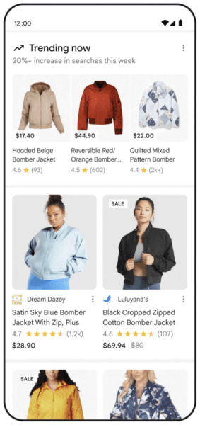 
            Google совершенствует алгоритмы поиска и выбора товаров
        