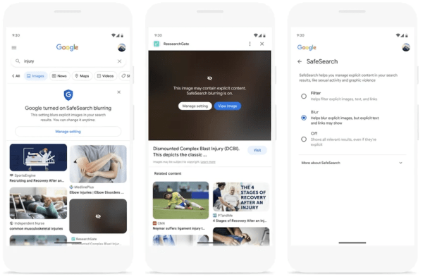
            Google начнет скрывать откровенные изображения в результатах поиска
        