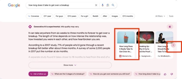 
            Экспериментальный поиск Google: первые вопросы и ответы
        