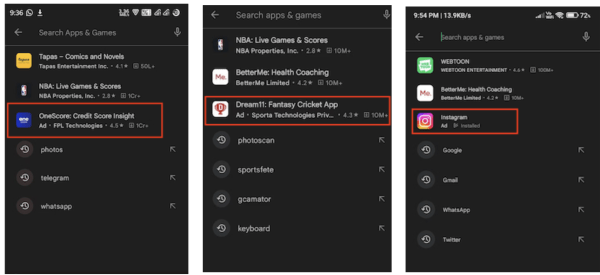 Google тестирует новый рекламный слот в Play Store
Google тестирует новый рекламный слот в Play Store
