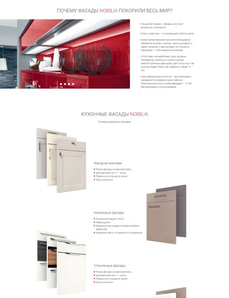 Создание сайта-сателлита и пиар-кампания для ведущего немецкого бренда кухонь Создание сайта-сателлита и пиар-кампания для ведущего немецкого бренда кухонь