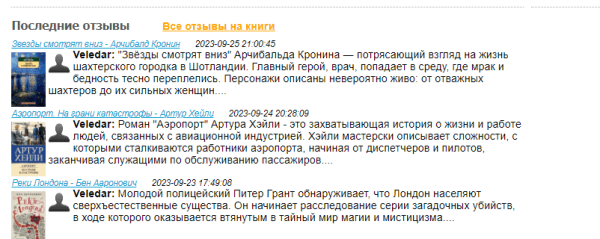 Как ранжируются сайты в тематике «Книги» Как ранжируются сайты в тематике «Книги»