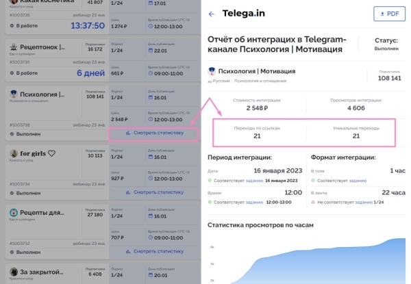 Продвижение товаров на маркетплейсах через Телеграм и Telega.in
