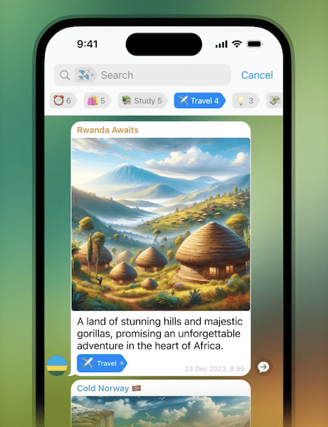 Telegram представил Избранное 2.0
Telegram представил Избранное 2.0
