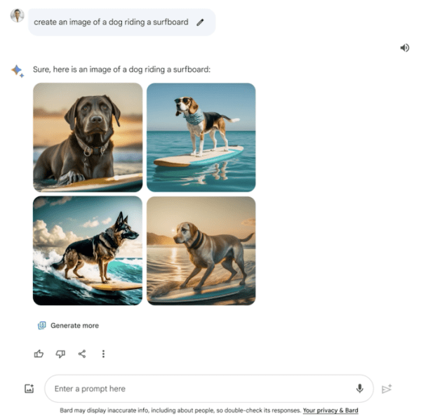 
            Bard с Gemini Pro получил возможность генерировать изображения
        