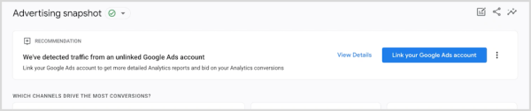 В Google Analytics появились персональные рекомендации В Google Analytics появились персональные рекомендации